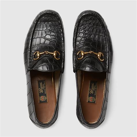 gucci crocodile men's shoes|Gucci Crocodile Loafers .